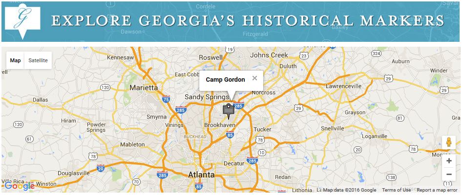 Explore GA Historical Markers Screenshot for WWI blog 03-23-16